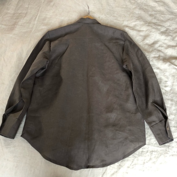 Brand New Handmade Oversized Linen Shirt - Picture 3 of 5